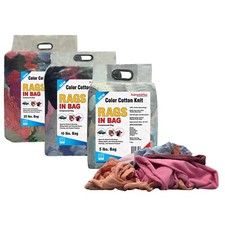 Premium Knit Colored Cleaning Industrial Rags Bulk Bags Wiping Cloth Washable