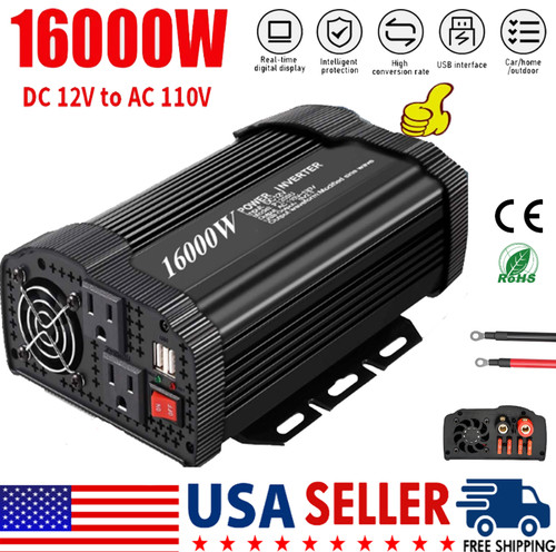 Lcd 16000w car power inverter - car,