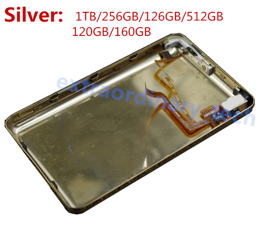 Silver thick back case - back, &