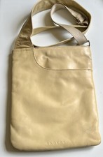 Radley Medium Size Messenger Yellow Leather Shoulder Across Body Pocket Handbag