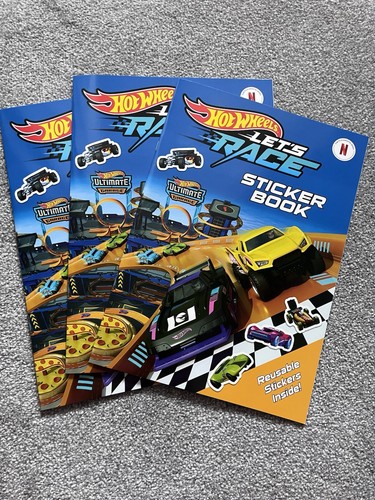 Hot wheels let race sticker - let's,