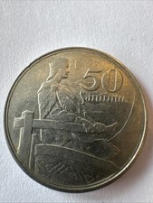 50 Santimi Latvian 1922 Coin
