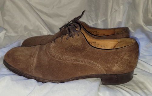 Loake brown suede oban brogues - loake,