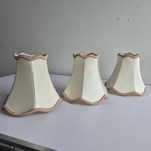 Ivory braided lampshades - braided,