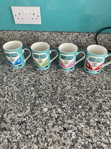 Set four mugs various - four, vw