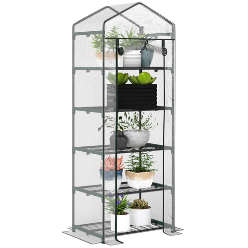 Greenhouse tier steel - 5-tier, pvc