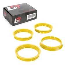 4x Centering Rings Yellow for