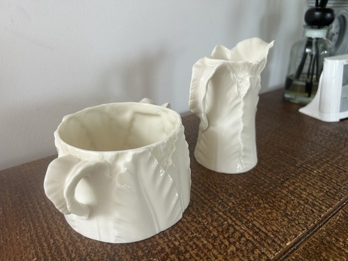 Royal worcester leaf creamer - worcester,