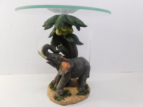 Vtg elephant h glass - elephant, top