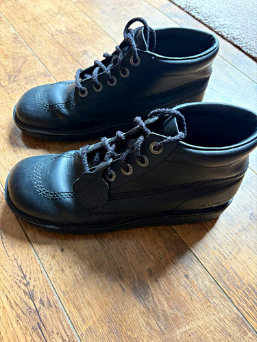 Kickers men black leather - men’s,