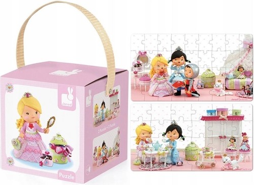 Janod 2in1 rose princess - 2in1,