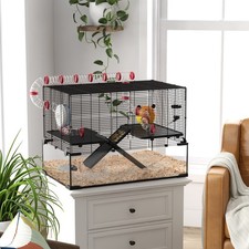 PawHut Hamster Cage w/ Tubes