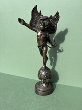 Vintage Bronze Cherub Angel
