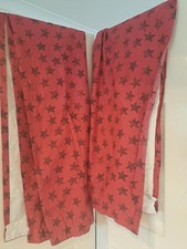 Next Curtains Red With Stars 66 X54
