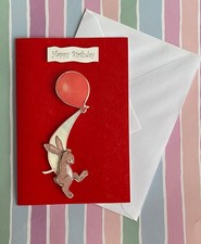 Handmade decoupage bunny