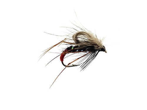 Cdc hopper dry flies claret - 3,