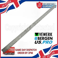 60CM 24" METAL RULER LARGE LONG STAINLESS STEEL METRIC IMPERIAL DUAL MARKINGS