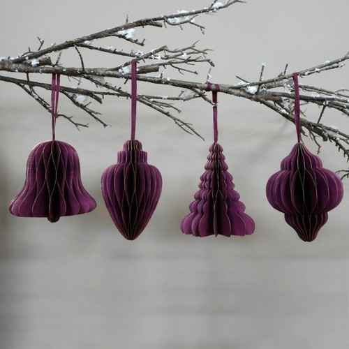 Purple gold paper - purple,