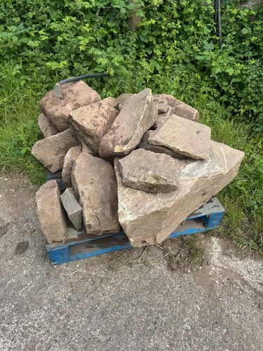 Rockery stones and large - and,