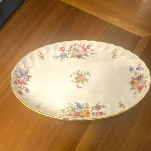 Minton marlowe bone china oval - bone,