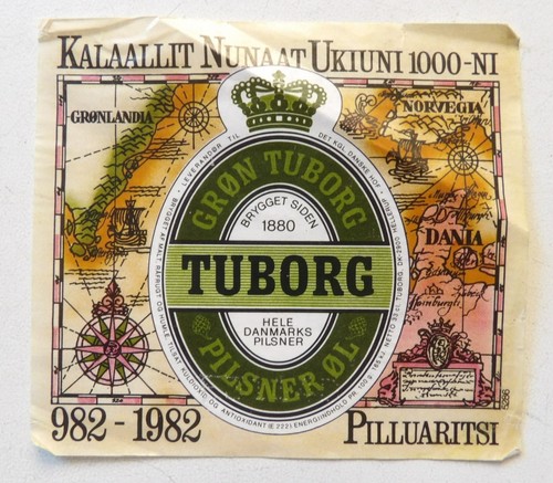 Tuborg beer bottle - beer,