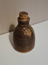 Handmade Pottery Pepper Shaker, Leonard Edger, 1980's