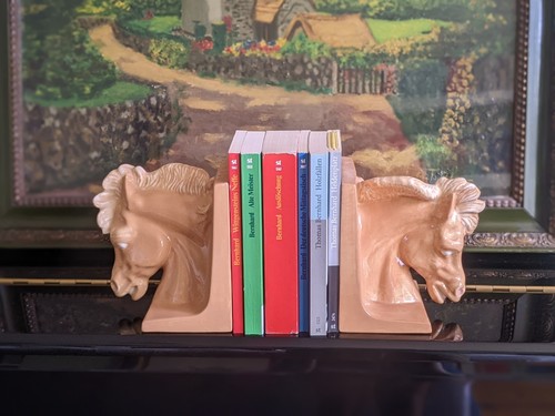 Vintage ceramic bookends - vintage,