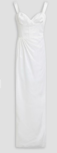 Marchesa note draped satin - note,