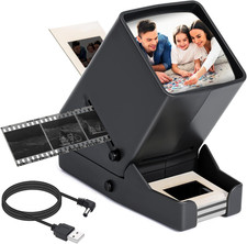 35Mm Film and Slide Viewer for Old Slides, Negative/Positive Film Portable LED 