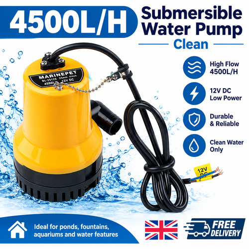 4500l submersible water pump - 4500l/h,