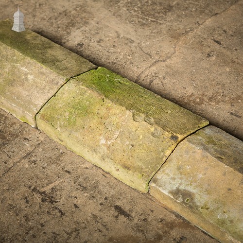 Wall copings twice weathered - wall, copings,