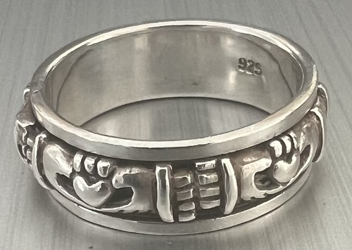 Vintage irish claddagh spinner - claddagh,