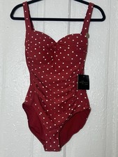 Nip Tuck Swim Red Polka Dot