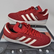 Adidas busenitz uk size 9 skate shoe trainer eu 43 skateboarding us 9.5 red wht