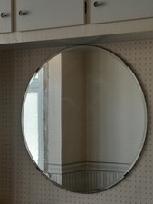 Round Mirror 76 Cm Diameter Unframed