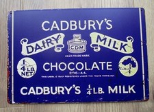 Replica Cadburys tin sign