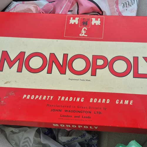 Waddingtons monopoly board - waddingtons,