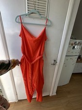 F&F Red Jumpsuit Size 16 Tie
