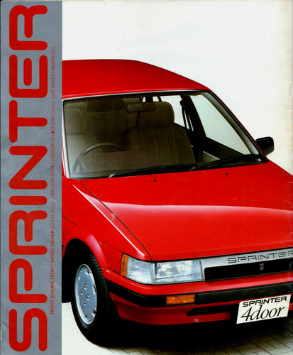 Toyota sprinter sedan 1984 - sedan,
