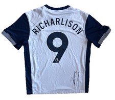 RICHARLISON Hand Signed 2024/25 Tottenham SPURS Home Jersey Proof/COA