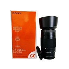 Sony  75-300 F4.5-5.6  fits Sony A99 ,7, 711, 700 Digita A Mount Cameras Boxed