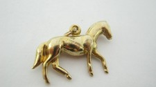 Vintage 9ct Gold Galloping