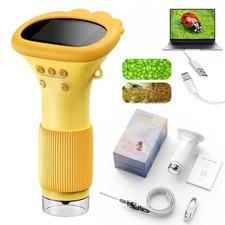 Kids Microscope 1000X For Kids, Photo & Video Miniscope Pocket Microscope Gifts 