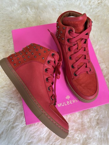 Mulberry leather trainer - mulberry,