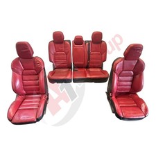 PORSCHE CAYENNE 958 14-18 COMPLETE FRONT AND REAR SEAT READ DESCRIPTION