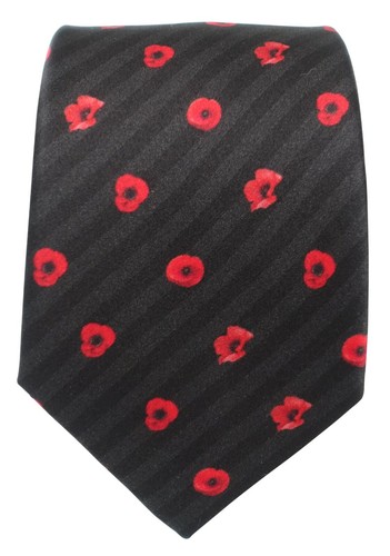 Red black poppy - poppy, silk