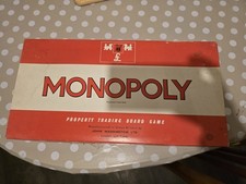 Monopoly - Vintage 1972 Board Game - Complete - Red Box Metal Pieces