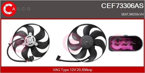 Cef73306as casco fan engine - fan,,