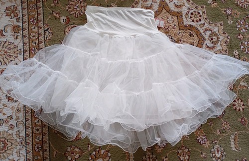 White net petticoat underskirt - petticoat,