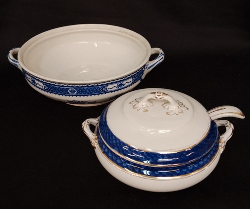 Vintage ceramic serving - x2,